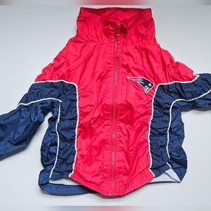 2T, Vintage, NFL Apparel, New England Patriots, Red and Blue, Windbreaker